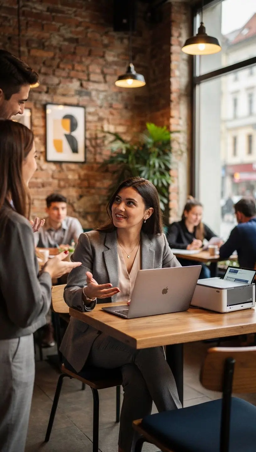 Modern office environment